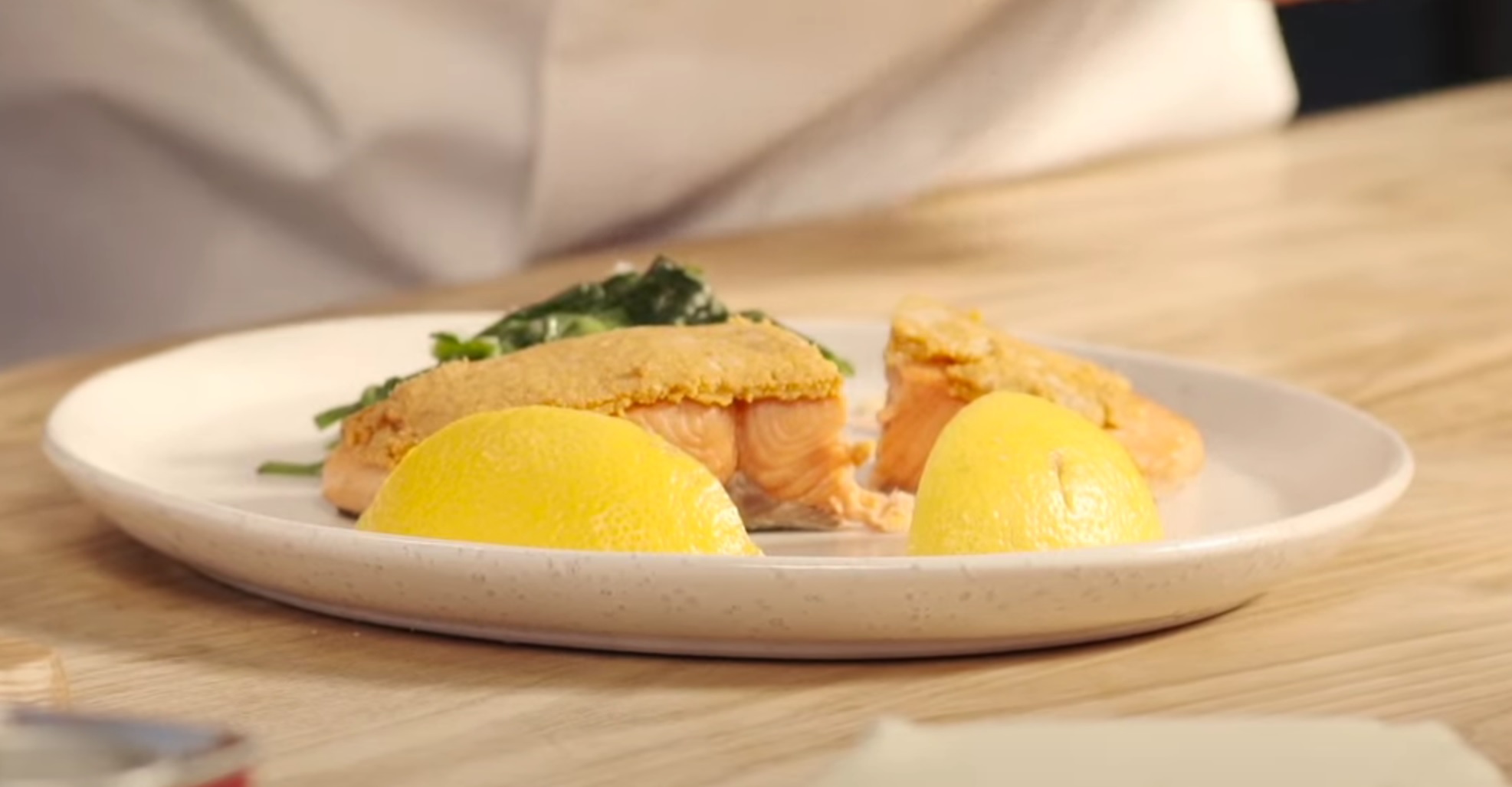 Almond crusted Alaska salmon