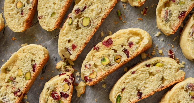 Pistachio & Cranberry Biscotti