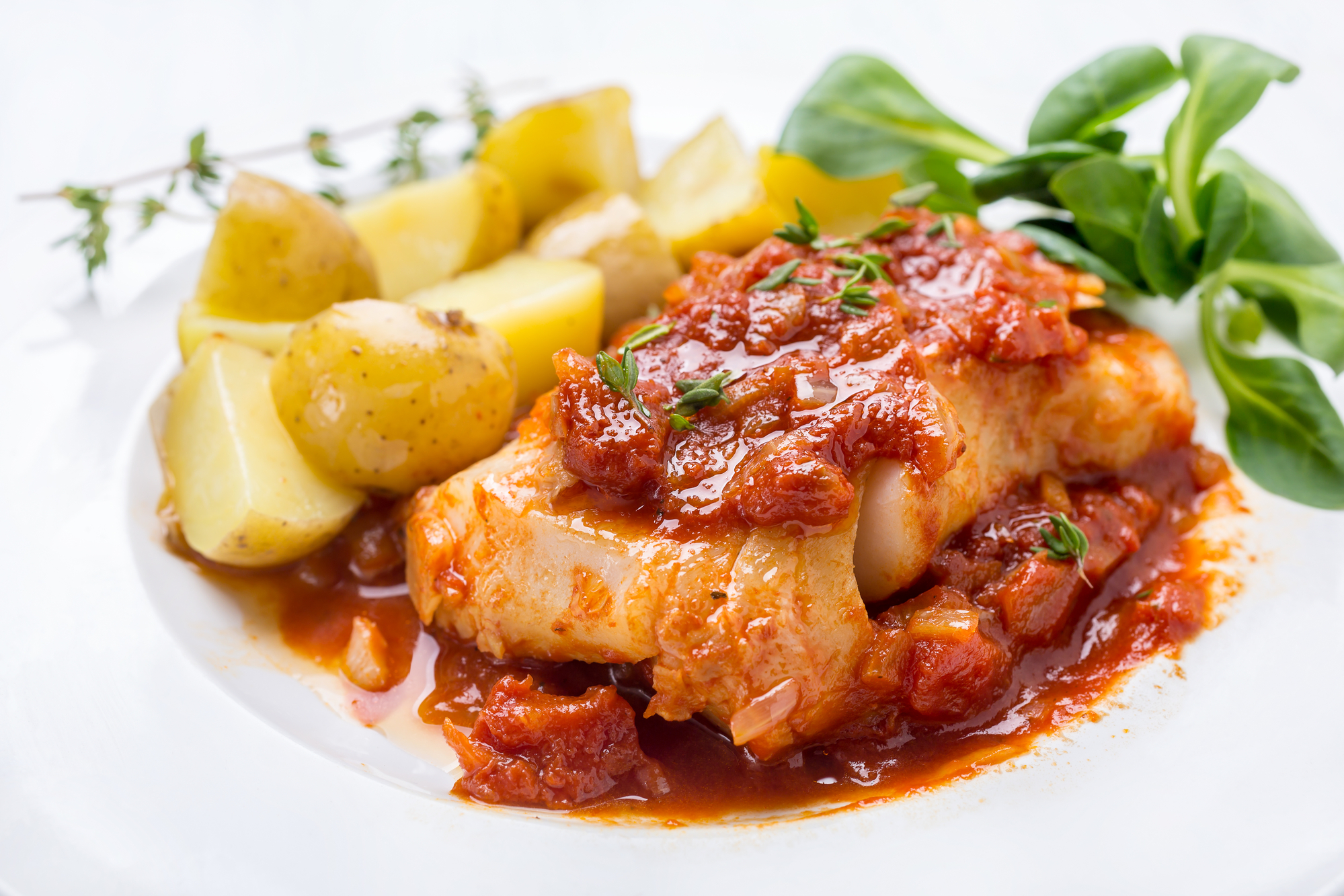 Tomato and Thyme Cod
