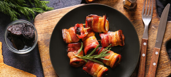 Bacon, Sausage, And Prune Rolls